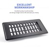Floor Register 4x10, Plastic Air Vent Covers with Adjustable Airflow,