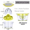 Manual Juicer Lemon Squeezers, Multifunctional Orange Citrus Lime Juicer, Hand