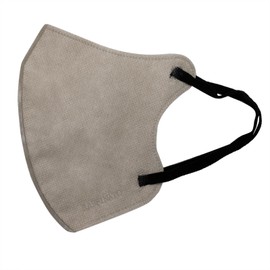 [RAFFINATO] Cooling Sensation 0.45 Bow Type Bi-Color Non-woven 3D Mask, Pack of 20 [Boxed] (Gurege x Black, M)