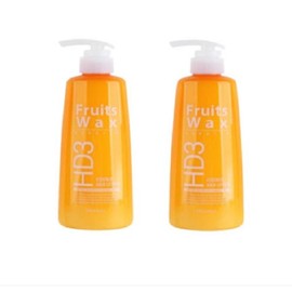 Meoncell Welcos Fruit Wax Keratin Essence Hair Lotion Pump Type 500ml x 2 / 메온셀 웰코스 후르츠 왁스 케라틴 에센스 헤어 로션 펌프형 500ml 2개