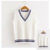 KAMIHO School Vest, Girls, School Vest, Students, Weighted Vest, white,