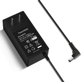 PowerHOOD 24V AC/DC Adapter Compatible with Levoit LTF-F422S-WAE Classic Pro Smart 42-inch Tower Fan 24VDC DC24V 24volt 24.0 Volts Power Supply Cord Wall Plug Charger Cable PSU Mains