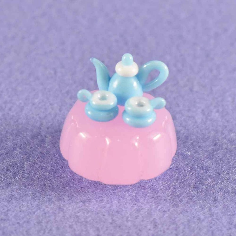 Forkart Cute Handmade Glasswork Tea Set Pot Total Length: 0.8