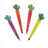 Cute Cactus Tweezer Set (Pack of 4) Slant Tweezers Assorted