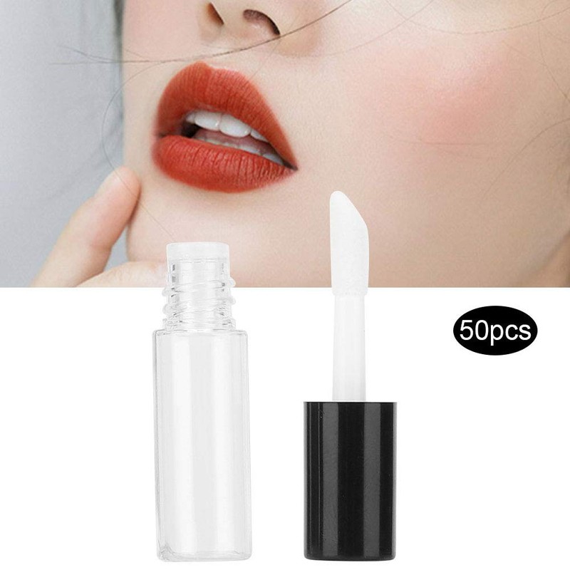 50pcs 1.2ml Mini Lip Gloss Tubes Leakproof Lip Stick DIY