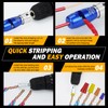 Wire Stripping and Twisting Tool, 2.5/4/6/10 mm² Wire Stripper for