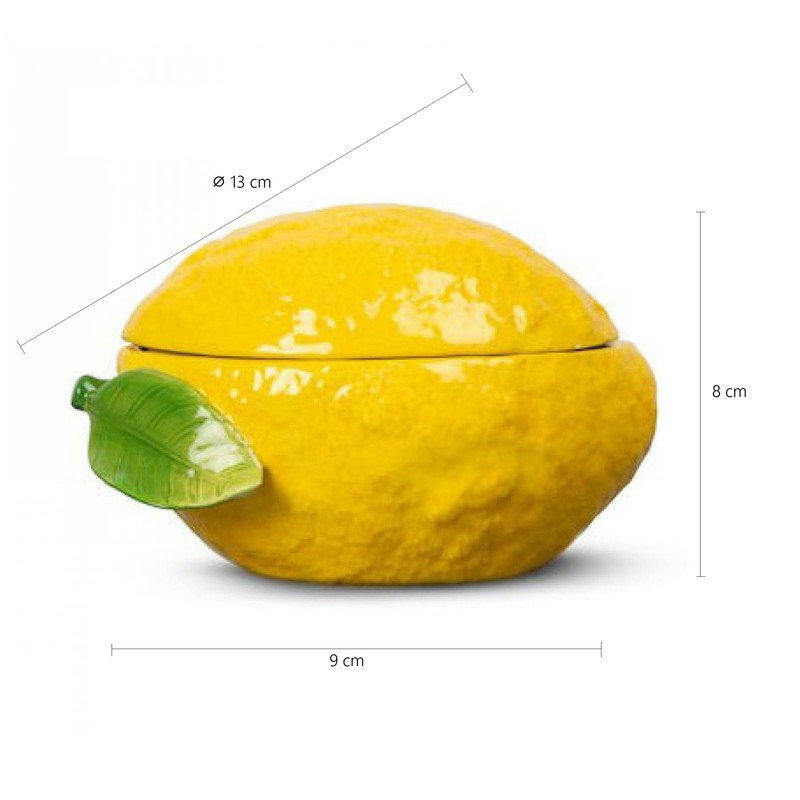 ByOn Lemon 5228624410 - Ciotola con coperchio a forma di