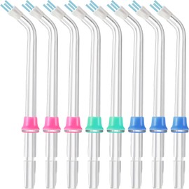 Replacement Classic Jet Tips, High Pressure Nozzle Tip, Compatible with Waterpik Water Flossers for WP-100 WP-250 WP-400 WP-660 Nozzle Accessories (8)