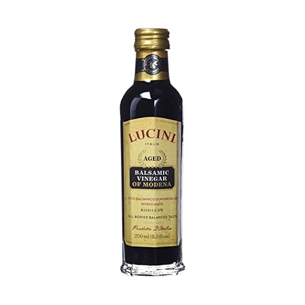 Lucini Aged Balsamic Vinegar of Modena, 250mL (Pack of 1)