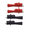 4PCS Multimeter Crocodile Clips, Banana Insulated Safety Test Clip, Crocodile
