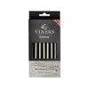 Viners Short Steel Drinking Straws 6 Piece