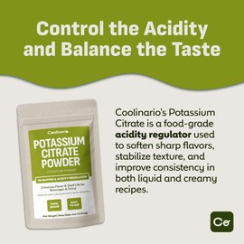 Coolinario Potassium Citrate Powder (453.5g) Food Grade