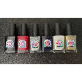 Stamp your nails Tintas Para Estampado De Uñas Y Sellos Kit De 6 Piezas
