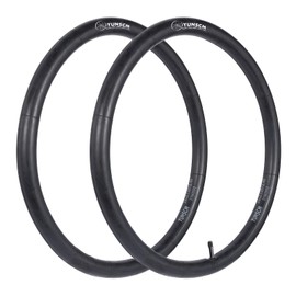 YucSCM 2-Pcs 24 inch Bike Tubes 24X2.125/2.25/2.35/2.40 ETRTO 57/62-507 AV32mm Schrader Valve 24" Bicycle Tubes Compatible with 24x2.125 24x2.25 24x2.35 24x2.40 Bike Tyre Tubes