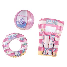 Happy People 16976 Beach Set Pink Transparent