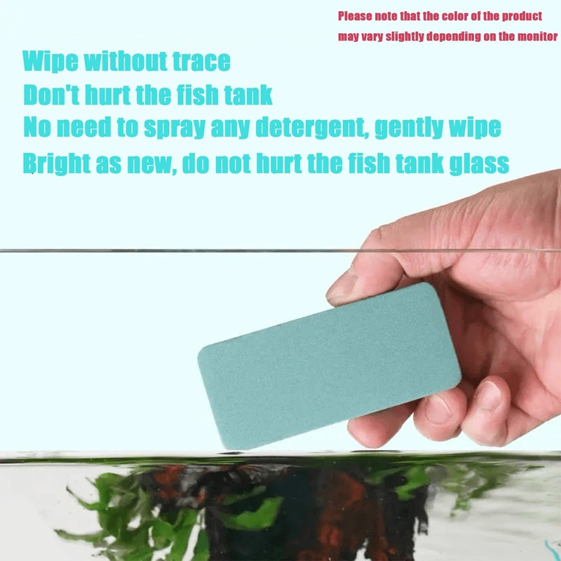 Zoewan 3 Pack Fish Tank Cleaning Tools, Aquarium Double Sided