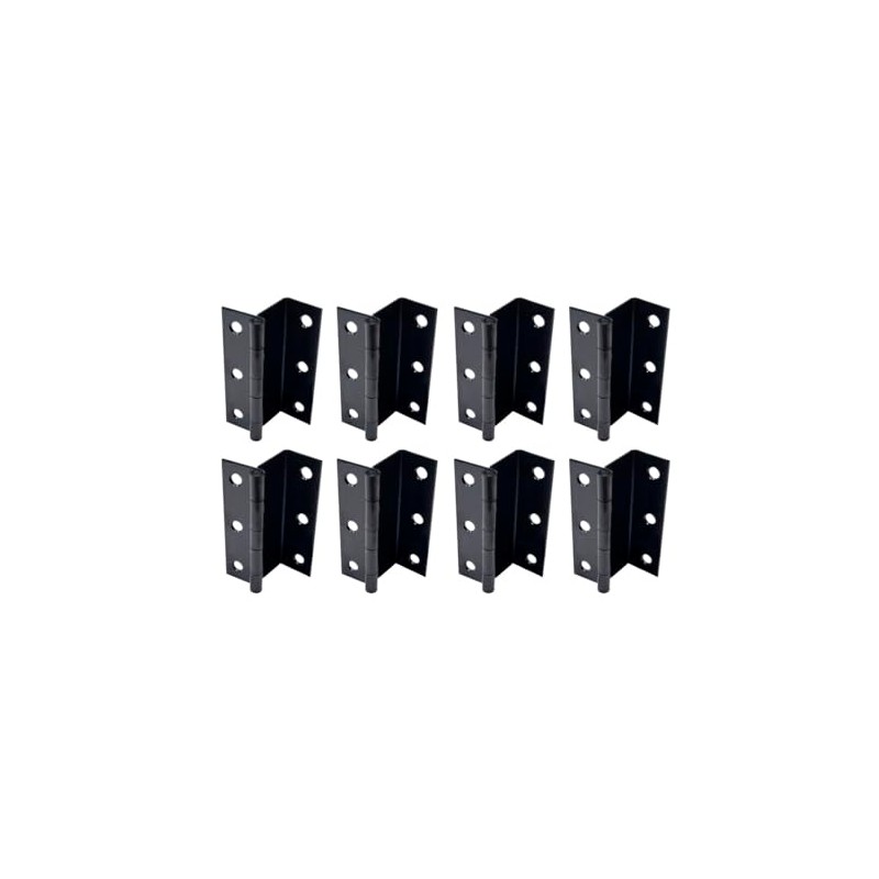 QCAA Three Fold Shutter Hinge, Half Surface for Shutter, Cabinet,
