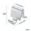 SG Store 20Pcs Adjustable Cabinet Shelf Clips Stainless Steel Supports