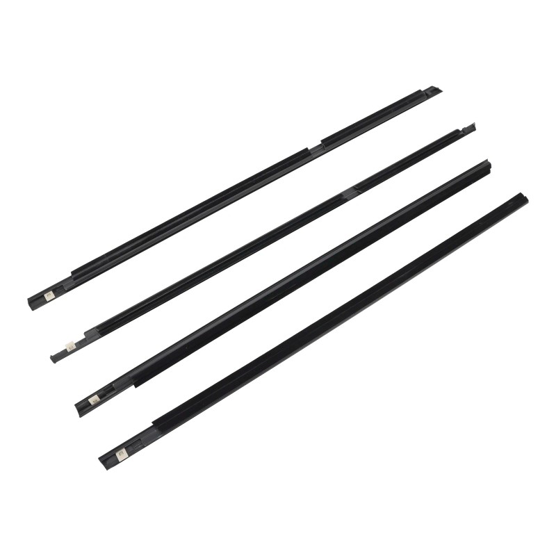 4PCS Door Glass Belt Outer Molding Weatherstrip For Suzuki Grand