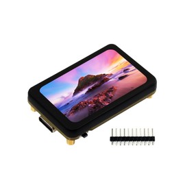 ESP32-S3 1.64inch AMOLED Touch Display Development Board, 280×456 Resolution, 16.7M Color, QSPI Interface, Wi-Fi and BLE-5 Support, Onboard 6-Axis IMU, TF Card Slot, USB, UART, I2C, etc.