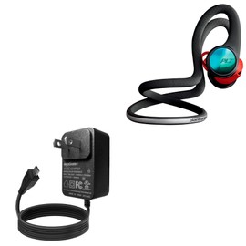 BoxWave Charger Compatible with Plantronics BackBeat Fit 2100 - Wall Charger Direct (15W), Rapid Charge Your Device with Built-in 6ft Cable