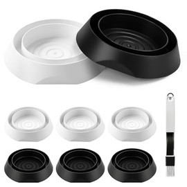Bed Bug Trap, 8 Pack Bed Bug Interceptors for Bed Legs, Universal Bedbug Detector Blocker Catcher, Pest Control Treatment Monitor that Work for Indoor Bed, Sofa & All Furniture (4 Black & 4 White)