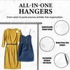 Premium White 10-Pack Hangers - Extra Strong 17-inch Plastic Coat