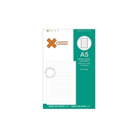 X17 A5 Notebook, Lined Pack of 2, for the Revolutionary X17 Notebook with Interchangeable Booklets