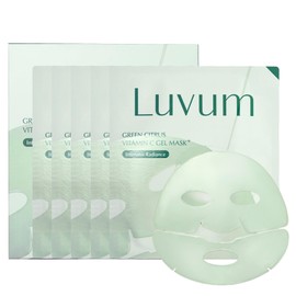 LUVUM Green Citrus Vitamin C Gel Mask Niacinamide Retinol Sleeping Pack 4+1