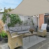AsterOutdoor Sun Shade Sail Rectangle 12' x 16' UV Block