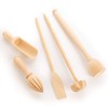tuuli Kitchen Utensil Set Kitchen Cooking Beech Wood (Whisk, Spatula,