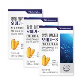 Guangdong Altige Omega 3 Vitamin D Omega 3 3 boxes / 알티지 오메가3 비타민D 오메가쓰리 3통