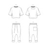 Know Me Men's Knit Top and Joggers Sewing Pattern Kit,