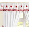 HomeSpace Direct Poppies Pencil Pleat Kitchen Pelmet 136 x 10