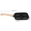 4Hole Frying Pot NonStick Egg Pancake Cooking Pan Cookware For