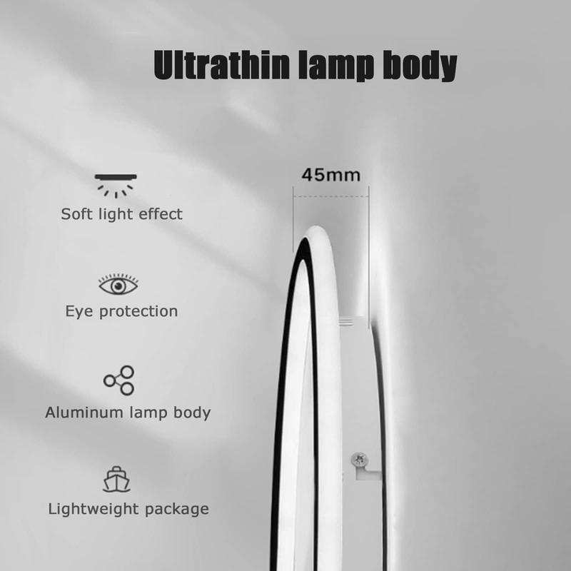 Modern LED Ceiling Light With Motion Sensor, Movement Sensor Ceiling