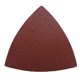 HIFROM Replace 100 Grists Sanding Paper 80mm Triangular Hook & Loop Abrasive Sandpaper Oscillating Multi Tool (25pcs)