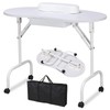 Yaheetech Yaheetech 37-inch Portable & Foldable Manicure Table Nail Desk