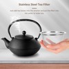 Alipis Stainless Steel Tea Filter, 8pcs Fine Mesh Strainer Insert