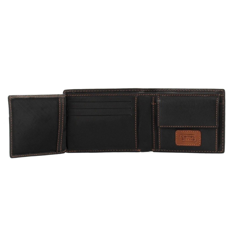 camel active California Wallet - 11X2X8.5, Black