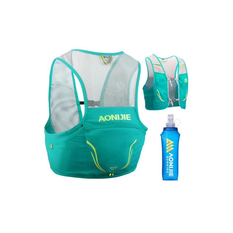Tyuodna Hydration Vest Pack, 2.5L Running Hydration Backpack, Reflective Lightweight