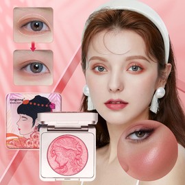 Fengyang Smooth Powder Blush Palette for Cheeks, Matte Face Powder Blush Palette, Matte Blush Powder, Pressed Powder with Silky Soft Formula, Long Lasting Blush for Cheeks