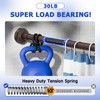 Bonpally Shower Curtain Rod, Adjustable 32-75 Inches Spring Tension Rod,