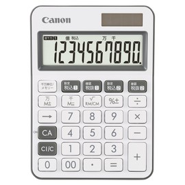 Canon LS-105WUC-CH Colorful Calculator, 10 Digits, Mini Tabletop Size, W Tax Function, Antibacterial Specifications