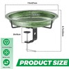 VeyFolzin.st Deck Mounted Bird Bath for Outside, Detachable Birdbath Bowl