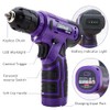 CARTMAN 150-Piece Household Tool Set, 8V Cordless Drill Driver Kit,