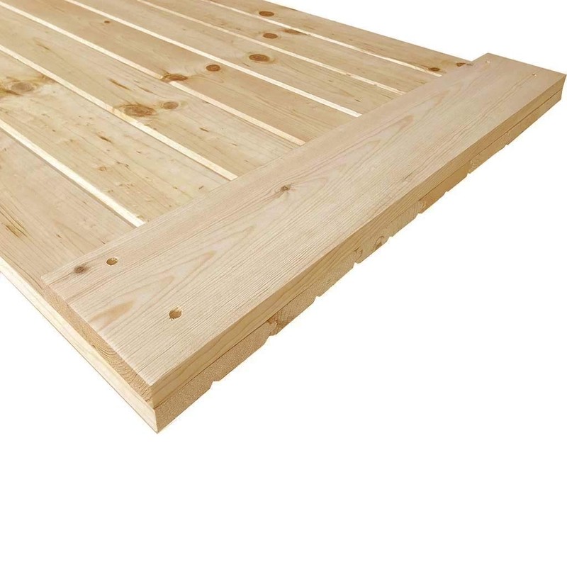 K-Bar Solid Pine Core Unfinished Interior Barn Door Slab DIY