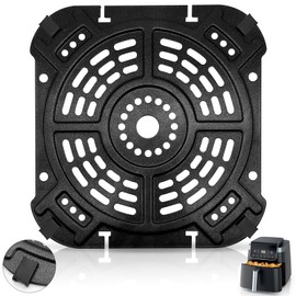 GWYSY Air fryer Accessories for Ninja AF181 Air Fryer Pro XL 6-in-1 6.5 QT, 8.5''× 8.0'' Air Fryer Grill Pan Grill Plate Tray Rack, Dishwasher Safe