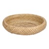 Round Bread Baskets Bamboo Hand Woven Fruits Vegetable Storage Basket