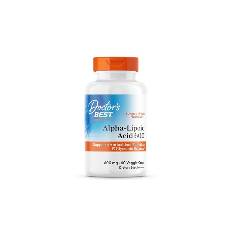 Doctor Best Ácido Alfa Lipoico 600mg Antioxidante Alpha Lipoic Acid